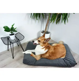 Tujoma Luxus Muurila-patja L tummanharmaa kuva