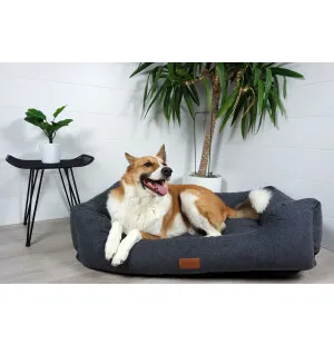 Tujoma Luxus Vaimare-sohvapeti L hiilenharmaa kuva