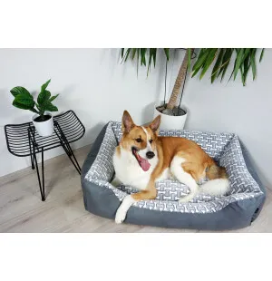 Tujoma Basic Ahoinen-sohvapeti L harmaa/luukuvio kuva