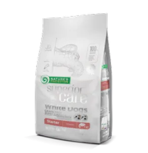 Natures Protection Superior Care White Dogs Lohi Starter 10 kg kuva