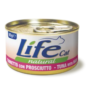 LifeCat Tonnikala  & Kinkku 85g purkki kuva