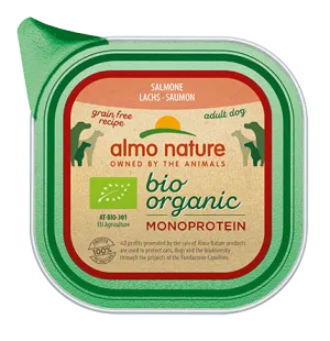 Almo Nature Bio Organic Dog Monoproteiini Lohi 150 g kuva