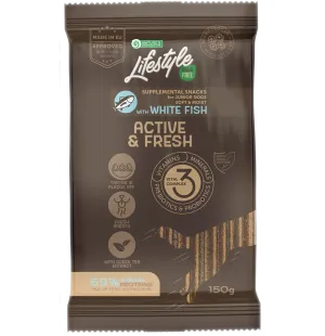 Natures Protection Lifestyle Junior Viljaton herkkutikku vaalea kala 150g kuva