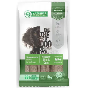 Natures Protection Healthy Skin & Coat herkkutikku siipikarja 160g kuva