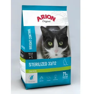 2 x Arion Original Kissa Adult Sterilized Kana 2kg image