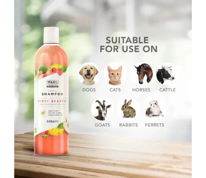 wahl shampoo dirty beastie 500ml zx482 suitable for image