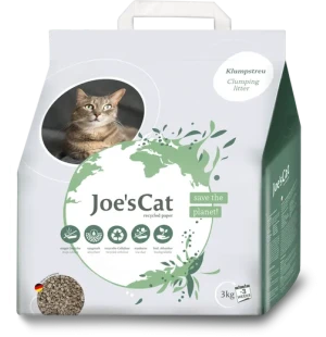 Joe´s Cat paakkuuntuva kierrätyspaperihiekka 8l x 4 kpl, 12 kg kuva