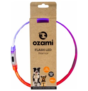 Ozami Flash Led Collar Warrior Multicolour 65cm image