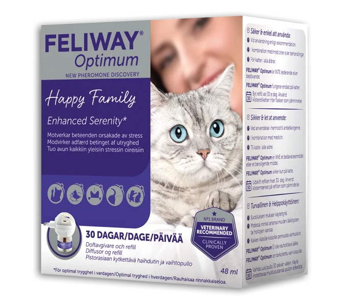 Feliway Optimum Doftavgivare Nordic transparent web kuva