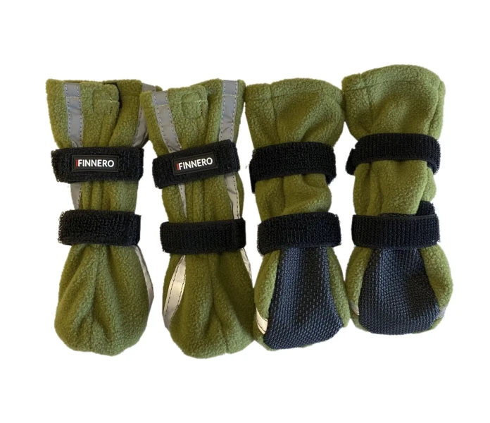 Green HALLA reflective size M front and back JPG kuva