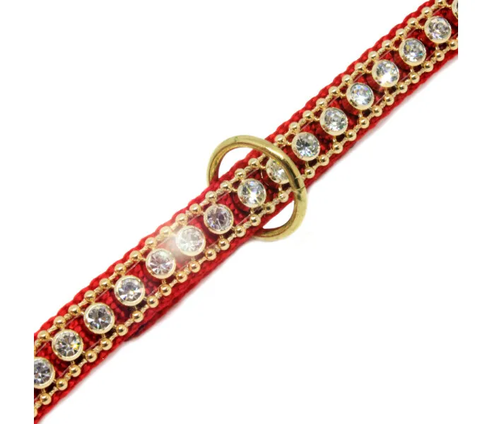 Starlight Halsband Strass 02 rot kuva