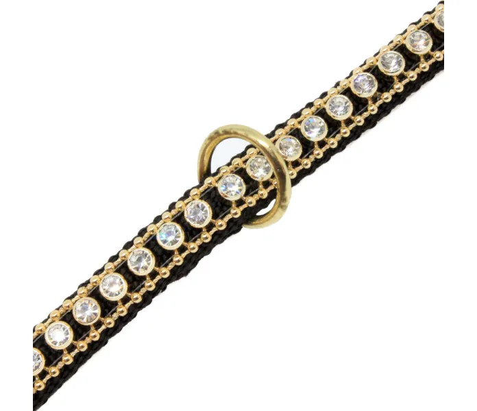Starlight Halsband Strass 20 schwarz kuva